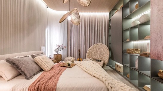 Quarto da Artista - projeto da Criare na CASACOR PR 2024